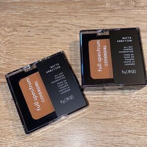2 Covergirl powder foundation 2 all day full spectrum deep neutral 2 sealed